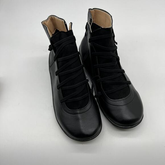 Ankle Boots Round Toe Casual Comfortable Lightweight Side Zipper Size 9US /40CN - Picture 3 of 9